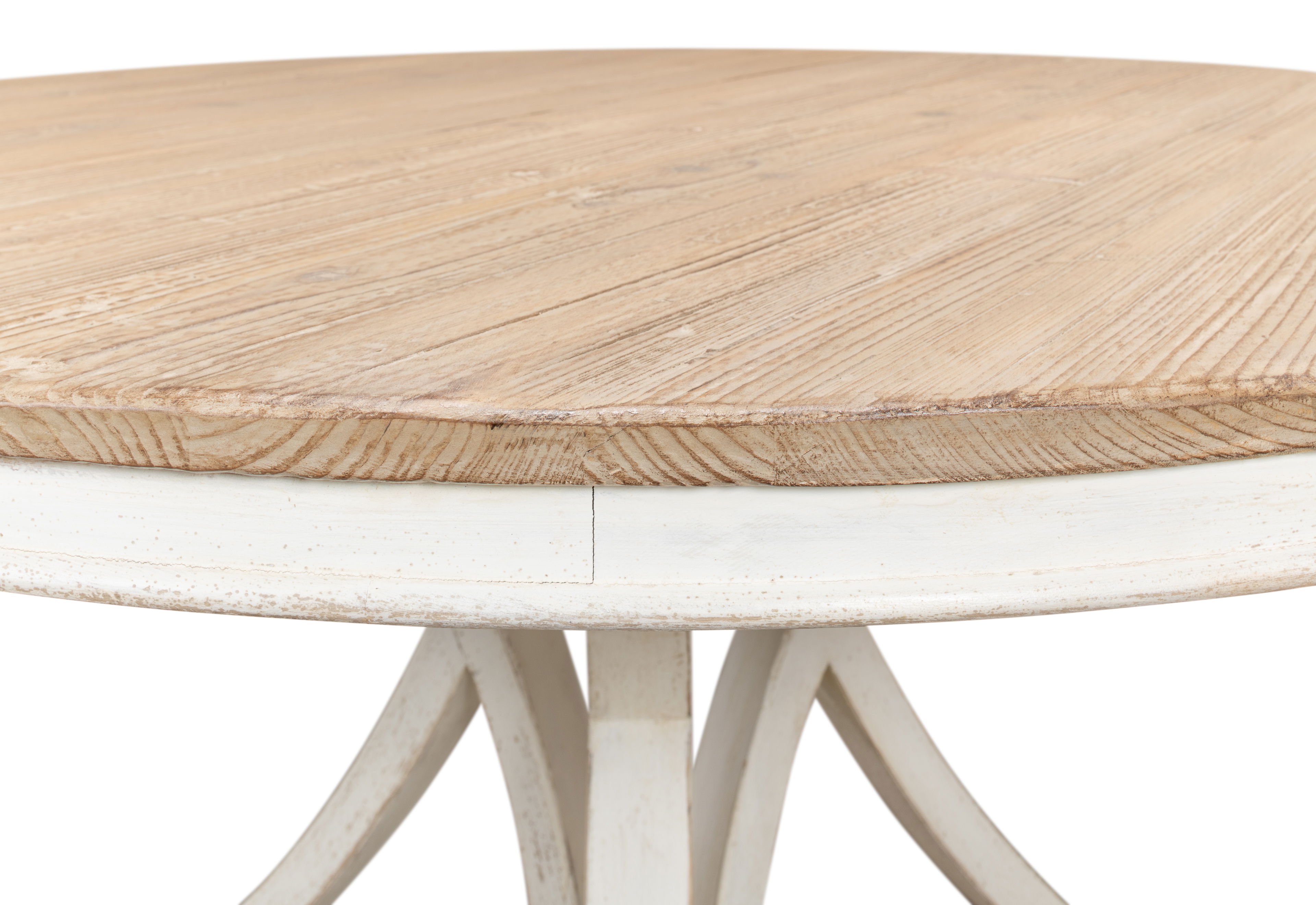 Flying Buttress Dining Table,Ant. White large image 