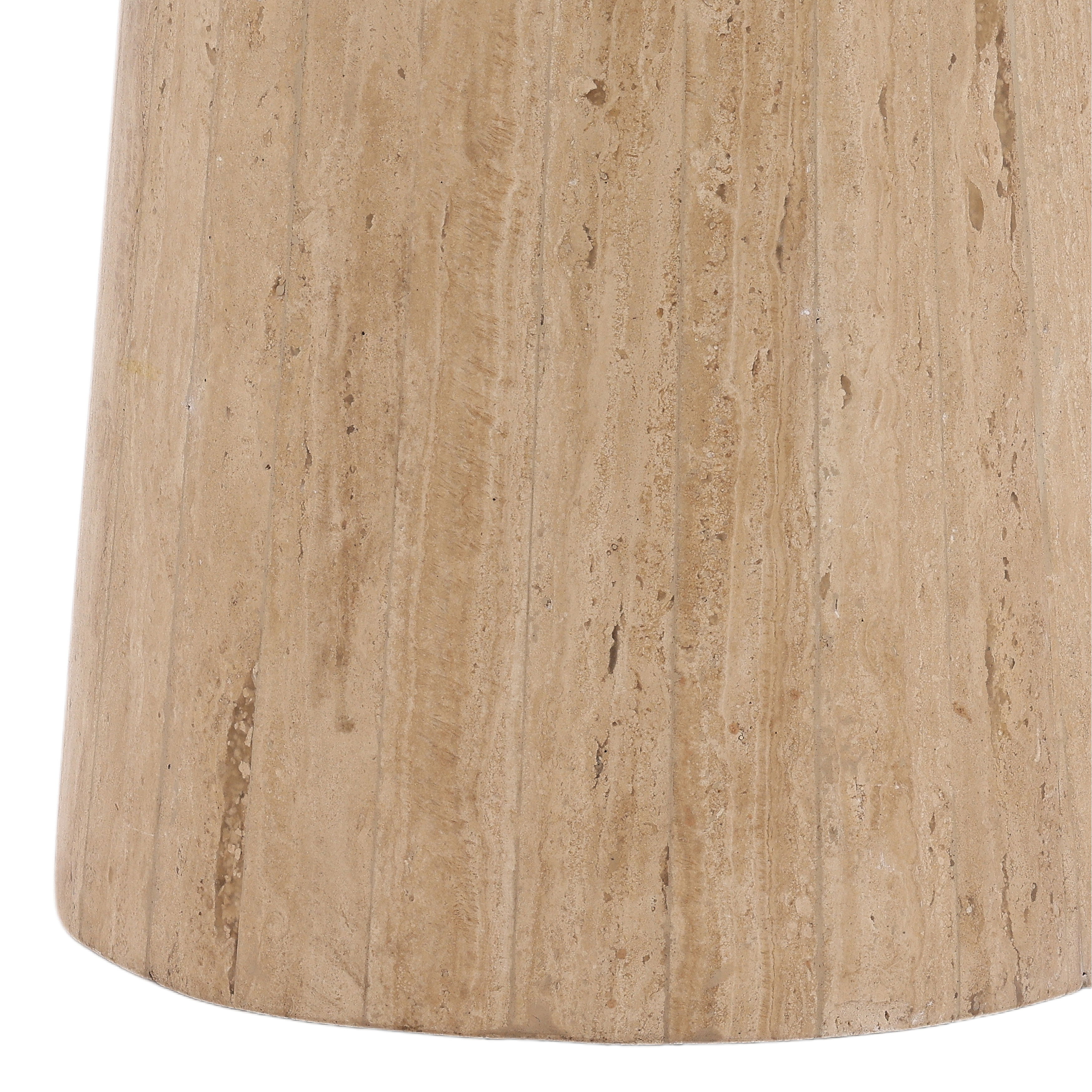 Priscilla Bistro Table Natural, Dining Table by Dovetail, 30" width x 30" height x 30" diameter x 30" depth View 2