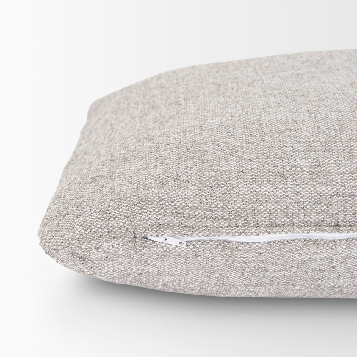 Halston Arm Pillow Light Gray Performance Fabric, Sectional Sofa by Mercana, 18.11" length x 0.39" width x 27.55" height View 10