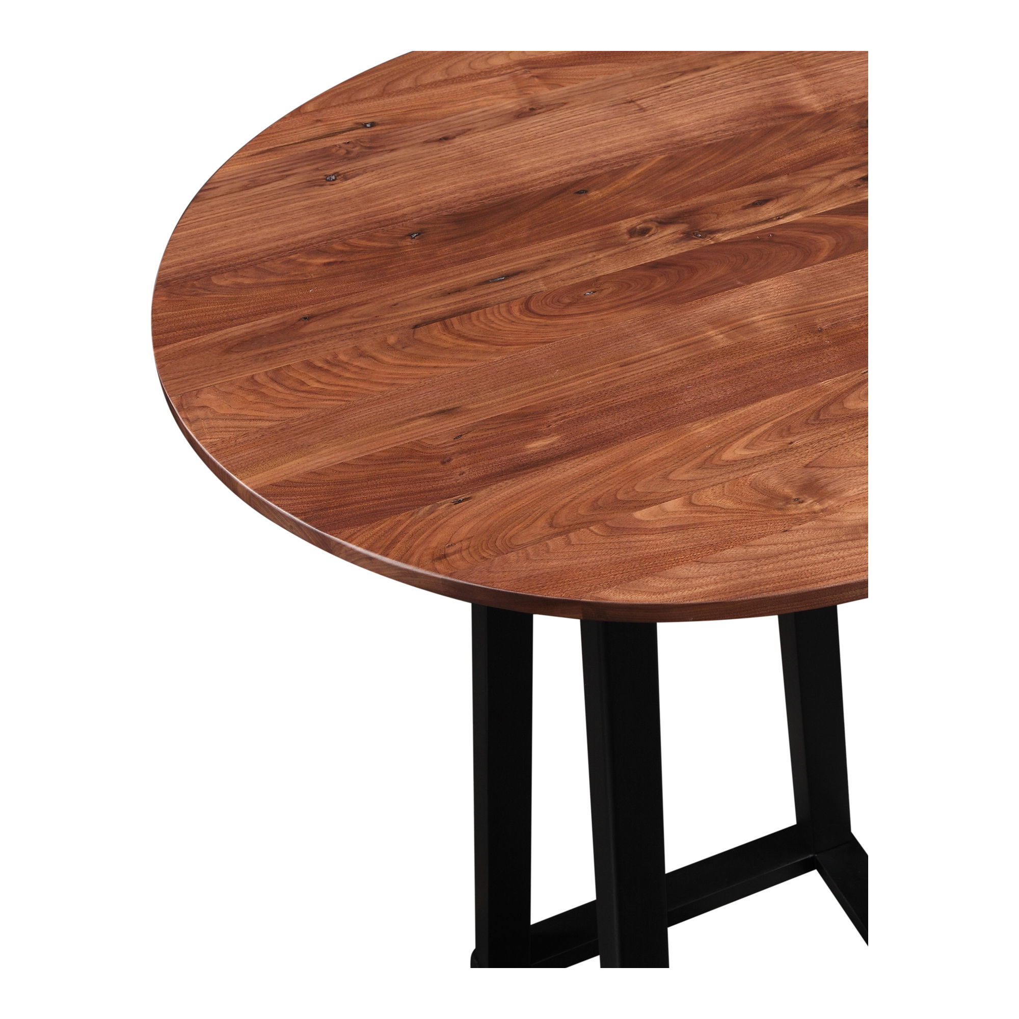 Tri-mesa Bar Table Brown, Counter & Bar Table by Moe's Home, 36" width x 42" height x 36" depth View 3