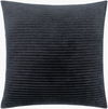 Cotton Velvet Stripes Accent Pillow Poly thumbnail 0