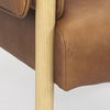 Ashton Brown Leather with Light Wood Accent Chair thumbnail 8