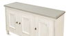 Louis Xvi Buffet,White/White,Gray Quartz, Cabinets & Sideboard by Sarreid, 60" length x 18" width x 34" height thumbnail 10