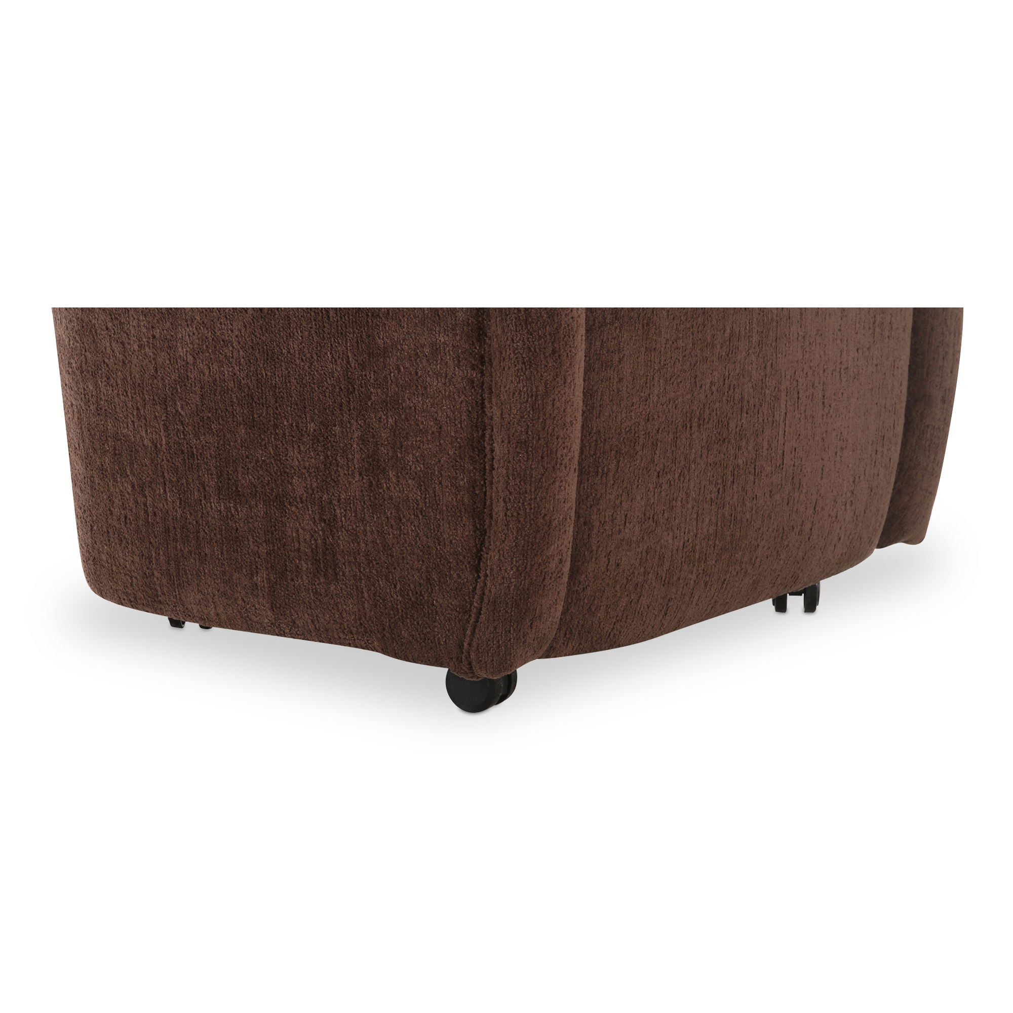 Drava Rolling Dining Chair Dark Brown large image 