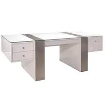 Online Designer Other Newcomb Glass Executive Desk