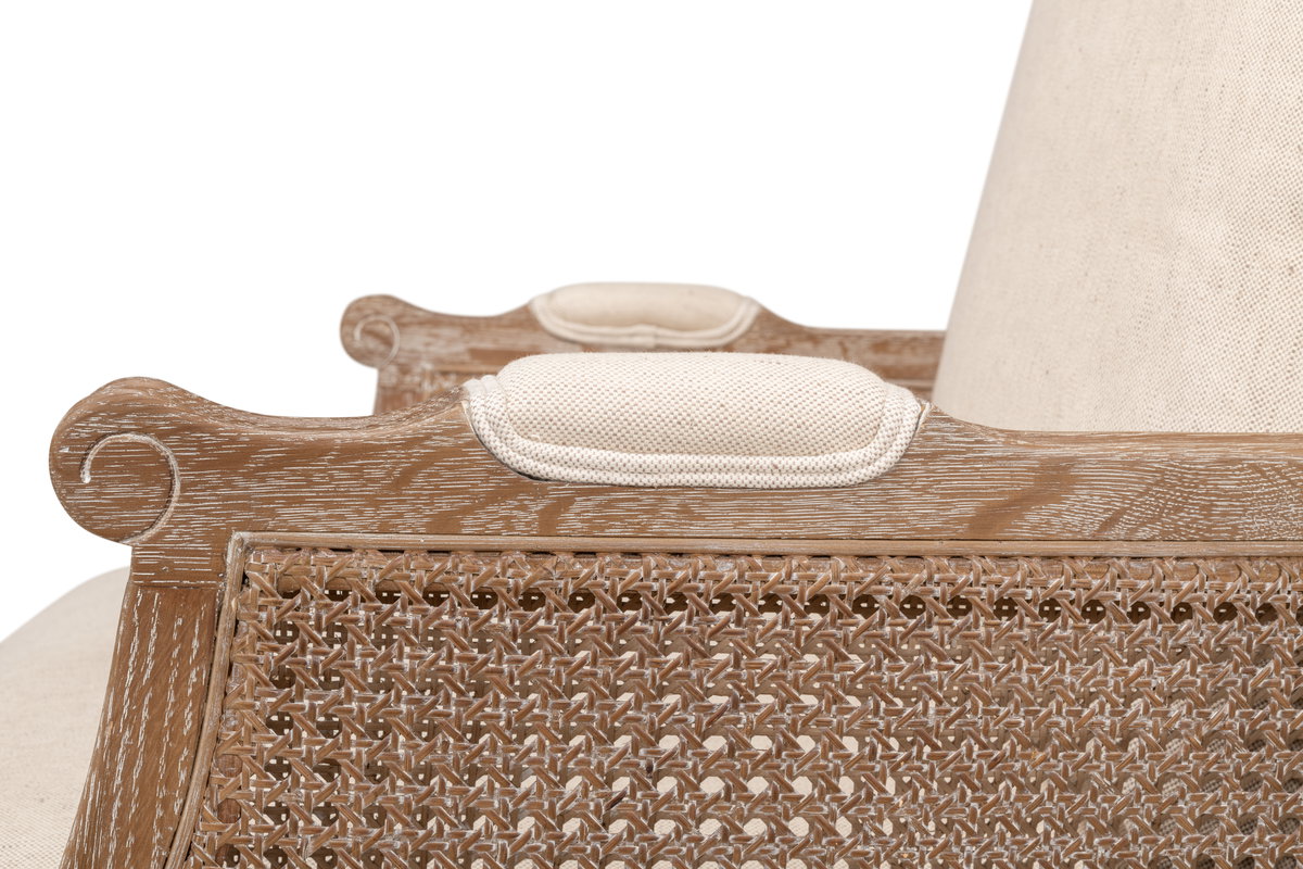 Ava Chair, by Sarreid, 2'11" length x 2'5" width x 3'2" height View 6