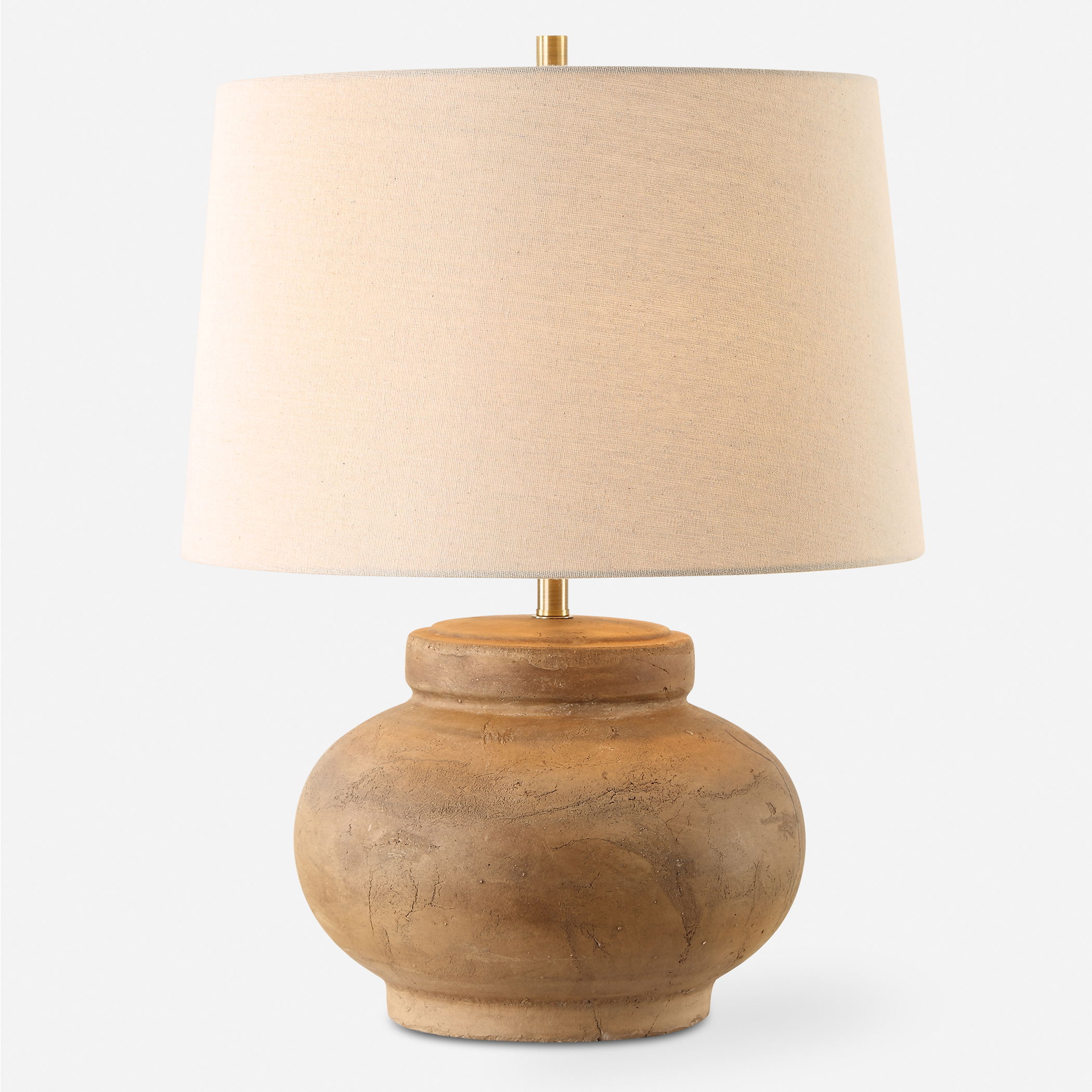 Urbino Aged Terracotta Table Lamp large image 