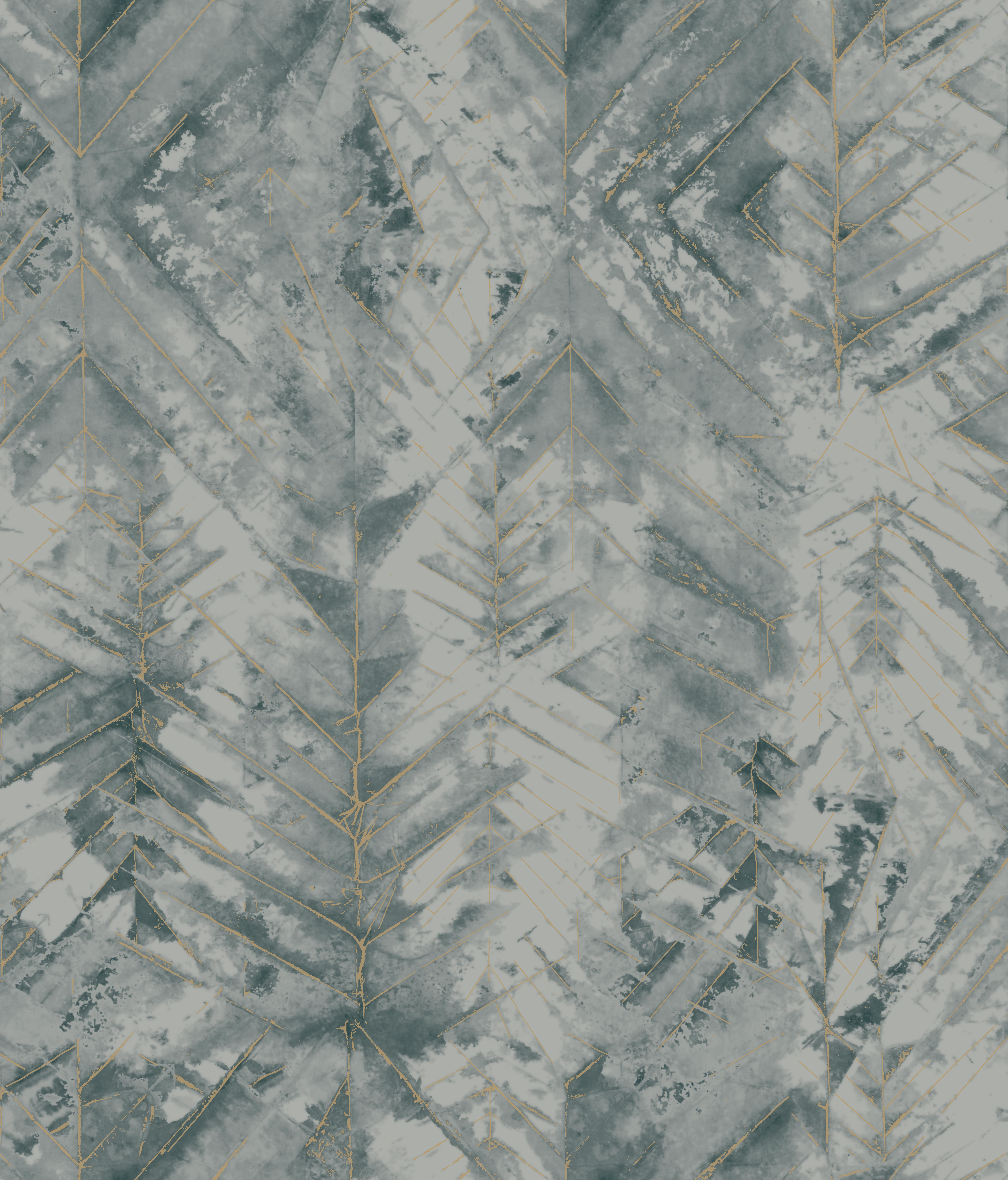 Textural Impremere Blue & Green Metallic Wallpaper large image 