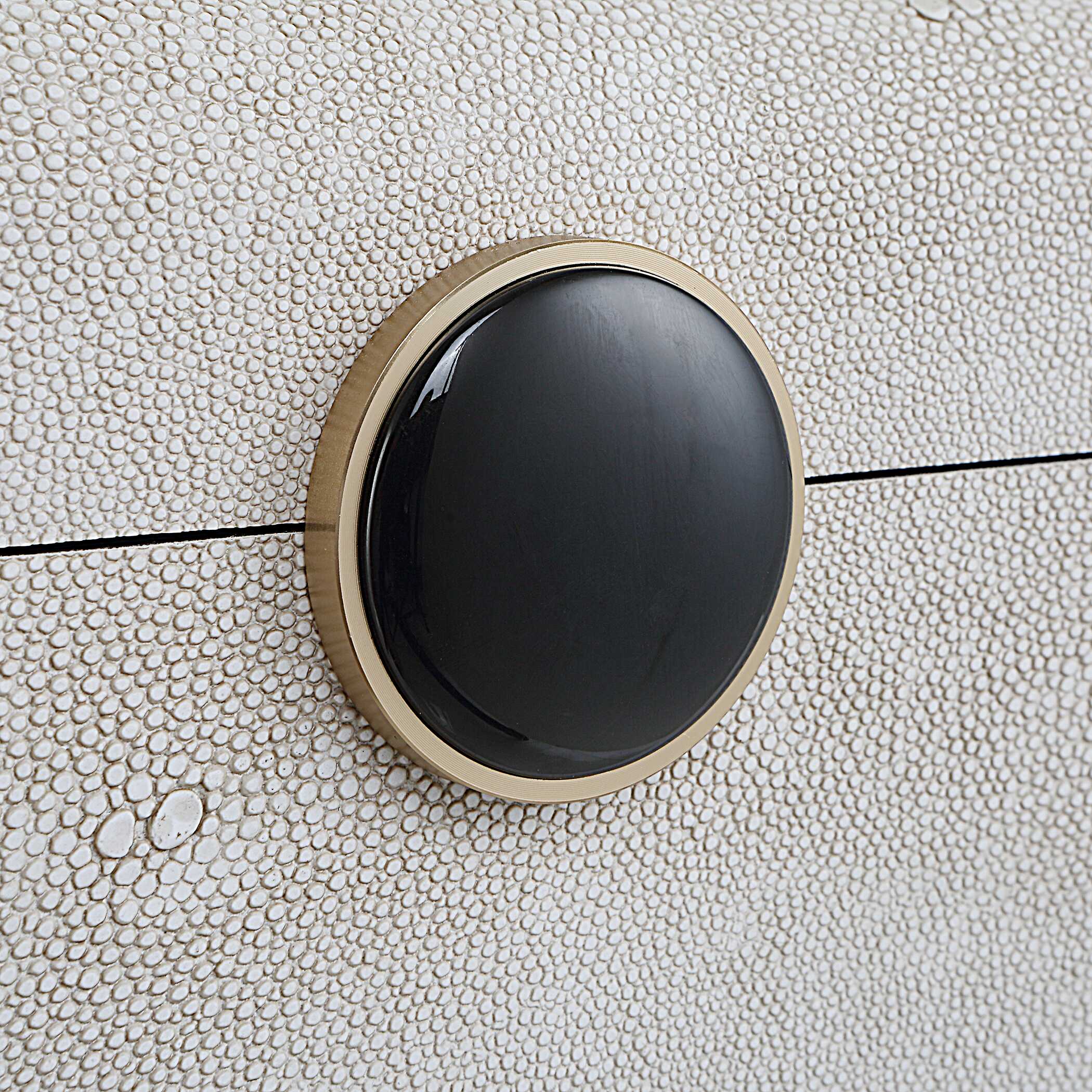 Lalique White Shagreen Box, Decorative by Uttermost, 12.87" width x 4.5" height x 9" depth View 7