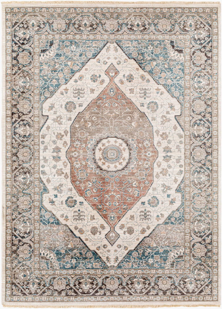 Carlisle Machine Woven Rug, by Surya, 1'3.75" length x 1'3.75" width