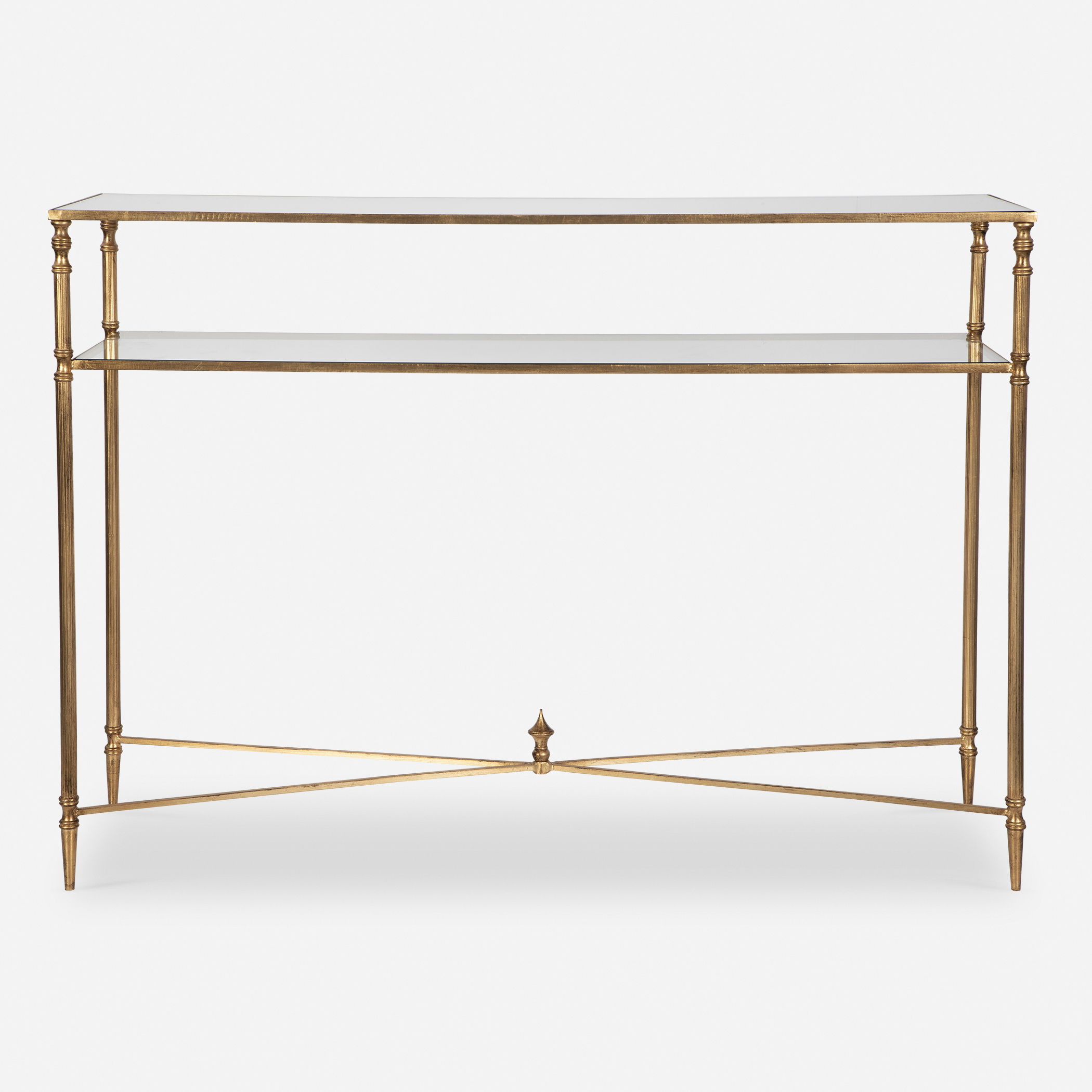 Henzler Mirrored Glass Console Table large image 