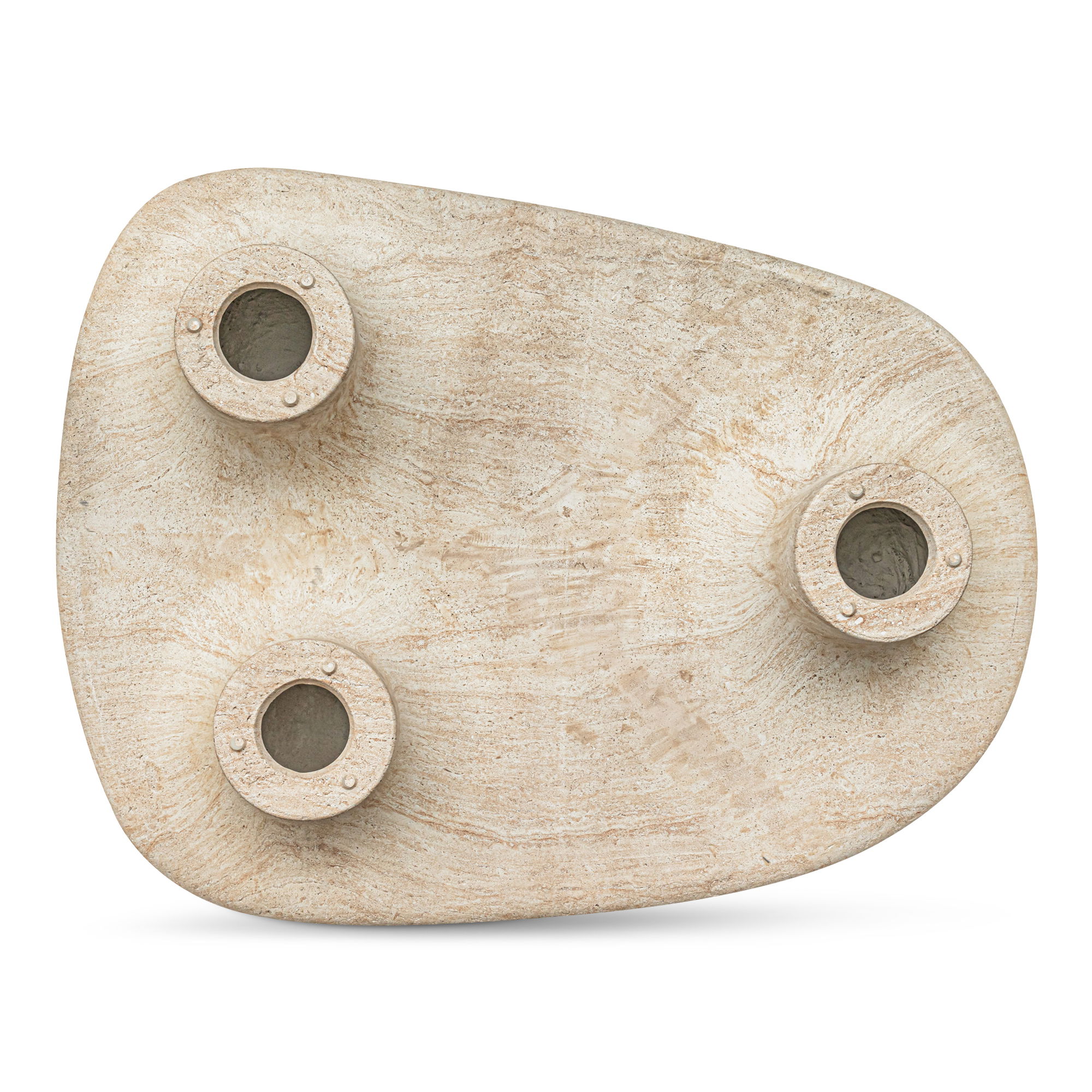 Warby Outdoor Coffee Table Beige, Outdoor Table by Moe's Home, 4'7" width x 1'4" height x 3'6" depth View 6