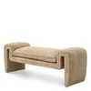 Tondo Upholstered Bench, Benche by Eichholtz USA, 56.69" width x 20.47" height x 17.32" depth thumbnail 1