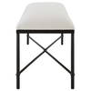 Avenham Black Framed Bench, Benche by Uttermost, 50.5" width x 20.25" height x 16.25" depth thumbnail 6