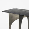 Reinhold IV Black Marble Top Iron Console Table thumbnail 4