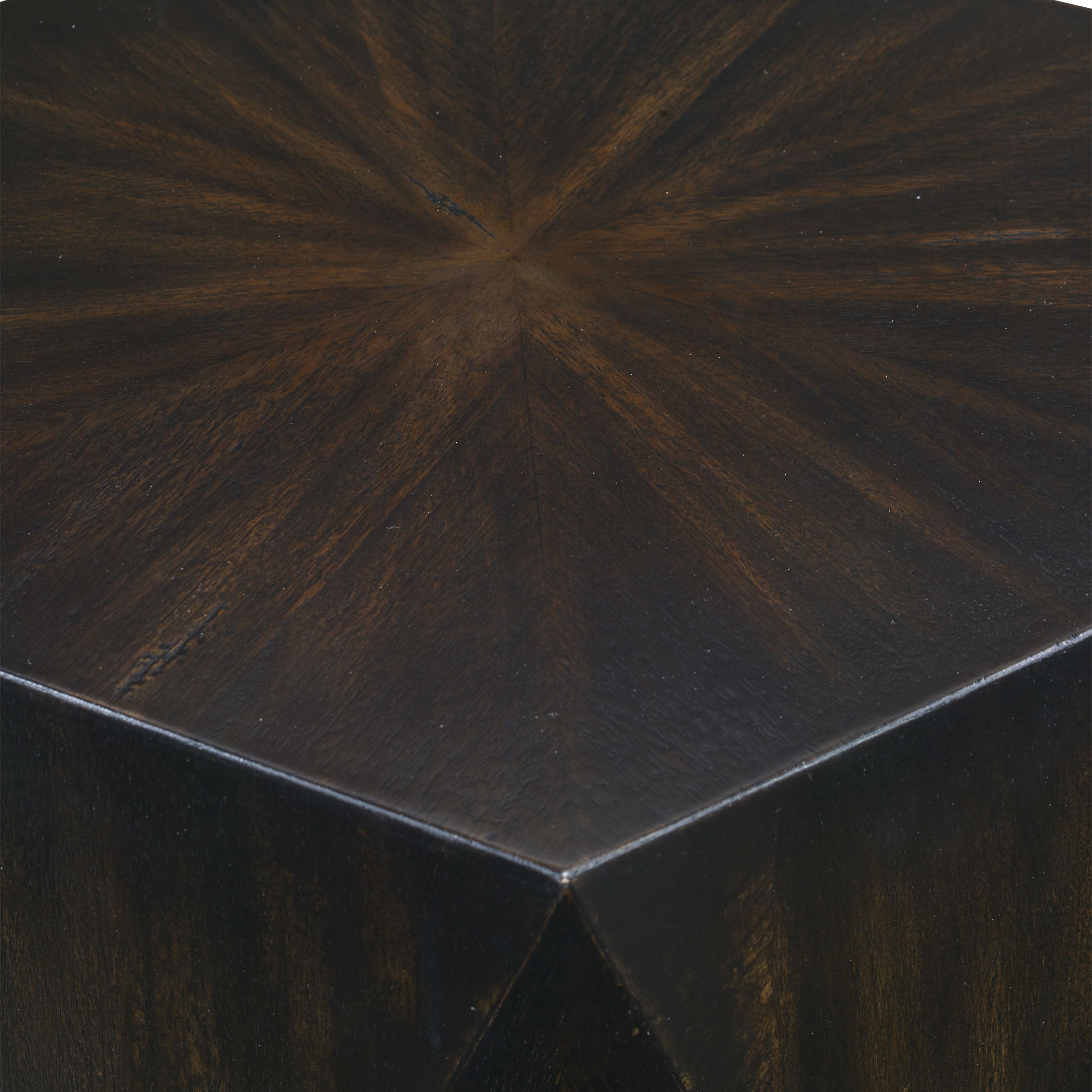 Volker Black Wooden Side Table large image 