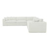 Rue Classic L Modular Sectional Off White, Sectional Sofa by Moe's Home, 136.2" width x 23.6" height x 136.2" depth thumbnail 3