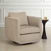 Abound Porcelain Swivel Chair, Accent Chair by Uttermost, 29.6" width x 26.5" height x 32" depth thumbnail 4