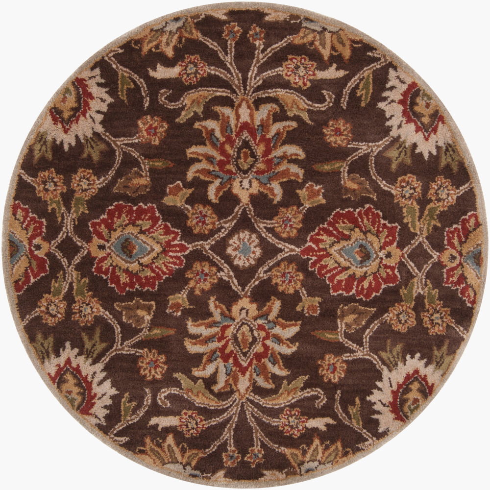 Caesar Handmade Rug, by Surya, 4' length x 4' width