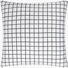 Check Accent Pillow, Decorative Pillow by Surya, 18" length x 18" width thumbnail