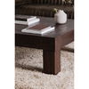 Evander Coffee Table Rustic Brown, by Moe's Home, 39.5" width x 16.5" height x 39.5" depth thumbnail 5