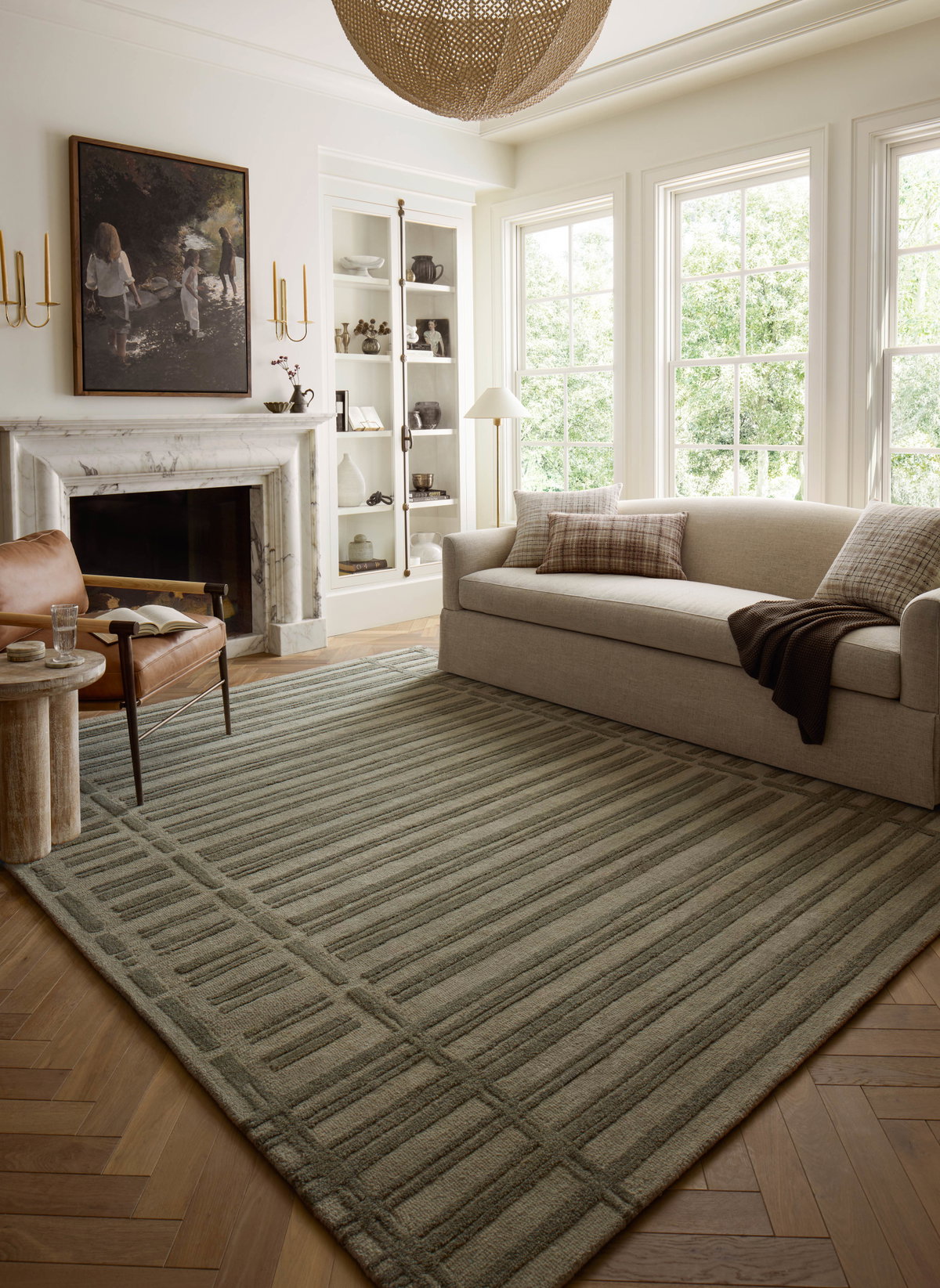 Chris Loves Julia x Loloi Bradley Rug, 9'3" length x 13' width View 2