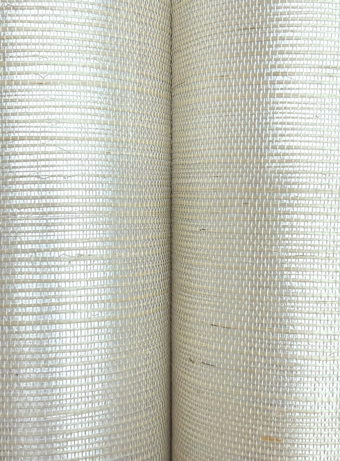 Raffia White Wallpaper