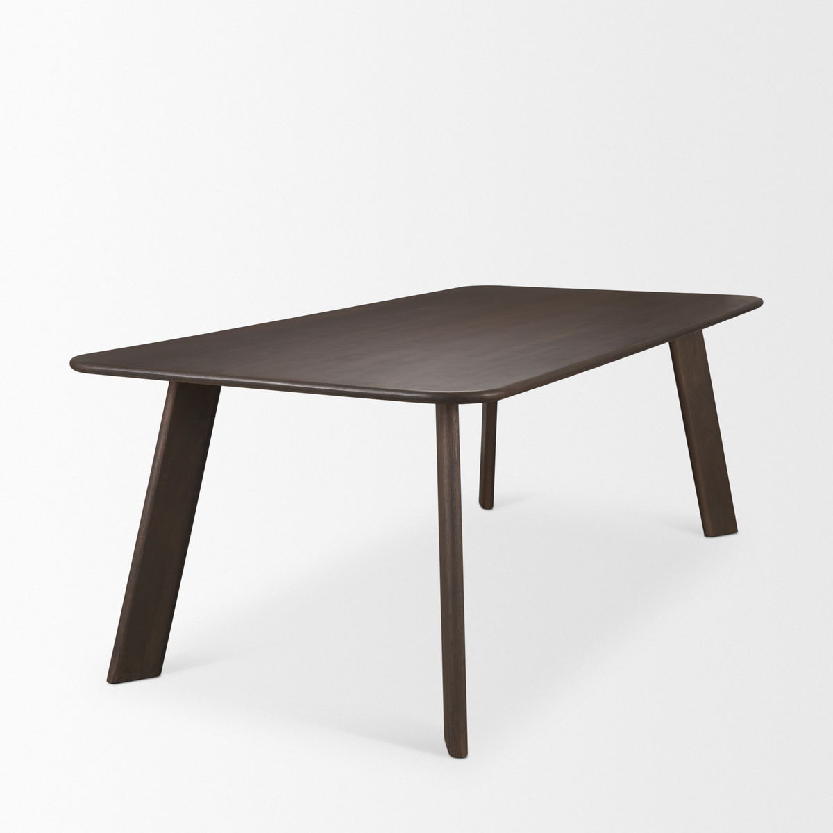 Welborn 84'L x 42'W Rectangular Dining Table | Modern | Dark Brown Wood | Seats 8, by Mercana, 84" length x 42" width x 30" height View 6