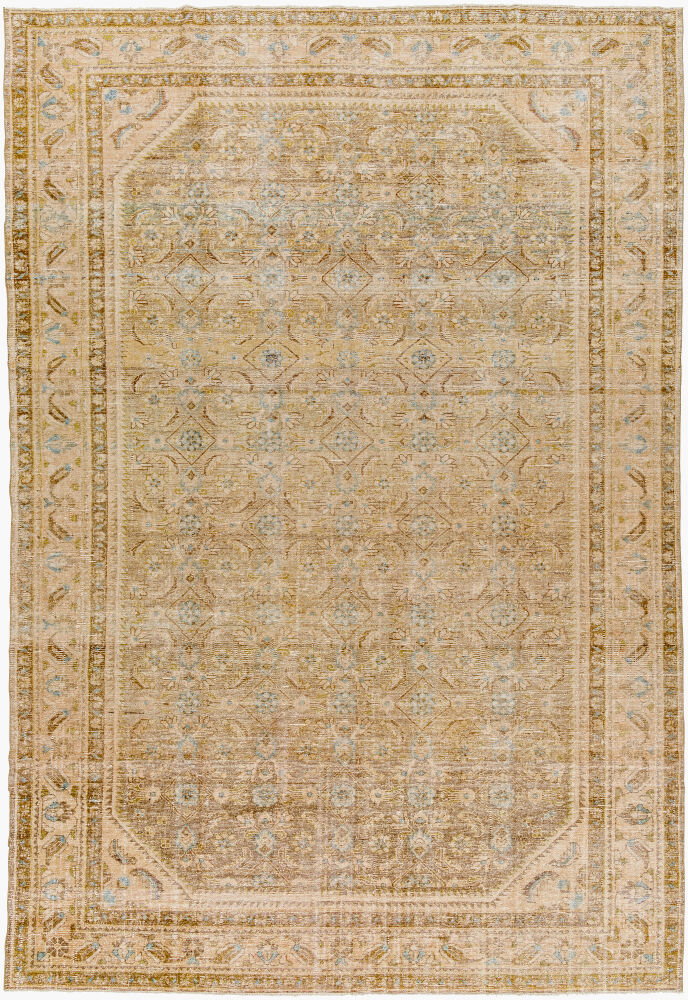 Antique One of a Kind Handmade Rug, by Surya, 11'1" length x 7'5" width