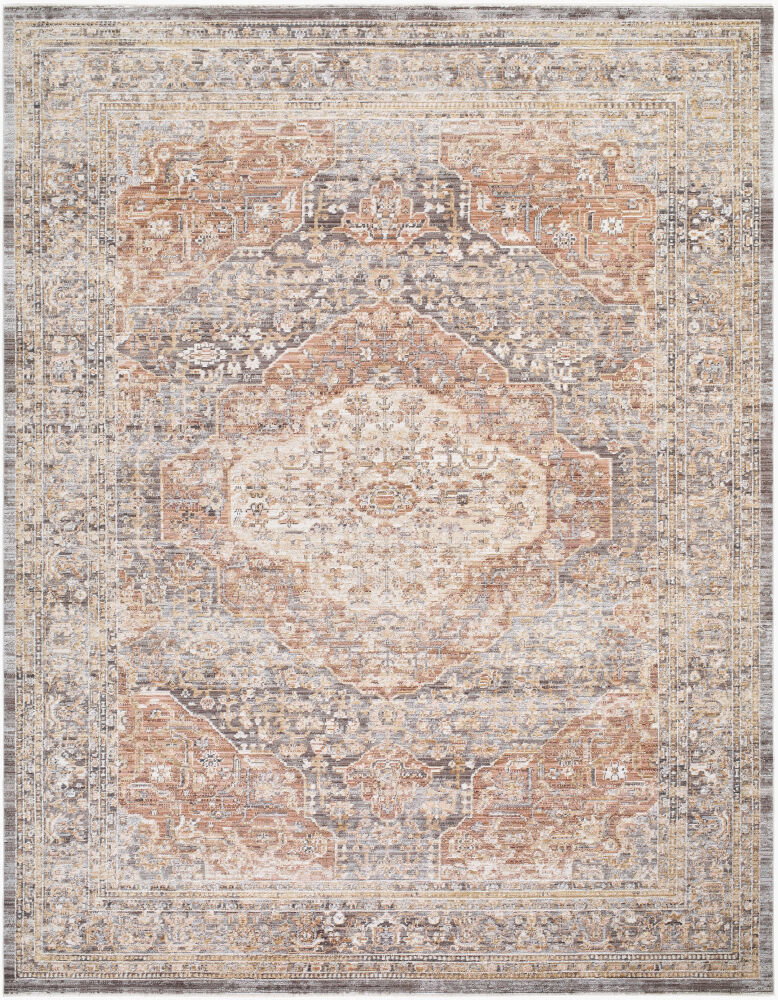 Mansfield Machine Woven Rug, by Surya, 9'0.27" length x 6'6.74" width
