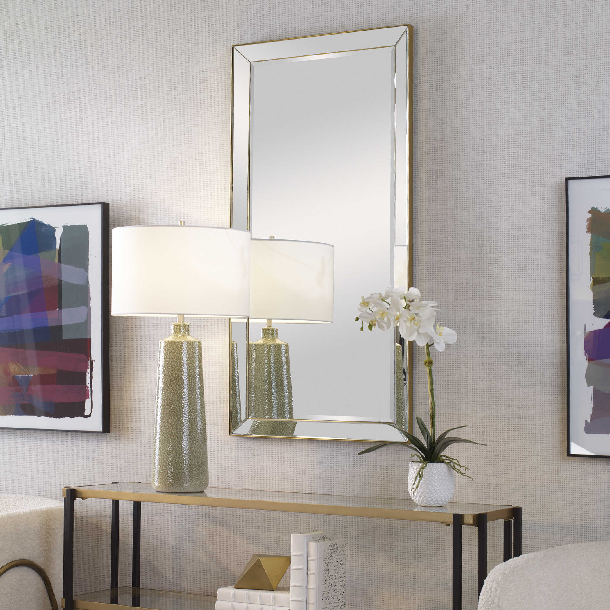 Lytton Gold Mirror large image 