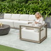 Remsen Outdoor Gray Lounge Chair, Outdoor Accent Chair by Uttermost, 2'9.5" width x 2'8" height x 2'11" depth thumbnail 7