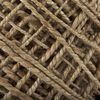 Allium Brown Handwoven Wool Cylindrical Pouf thumbnail 10