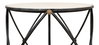Drum & Fife Lamp Table  Aged Wht Marble, by Sarreid, 2' length x 2' width x 2'5" height thumbnail 13