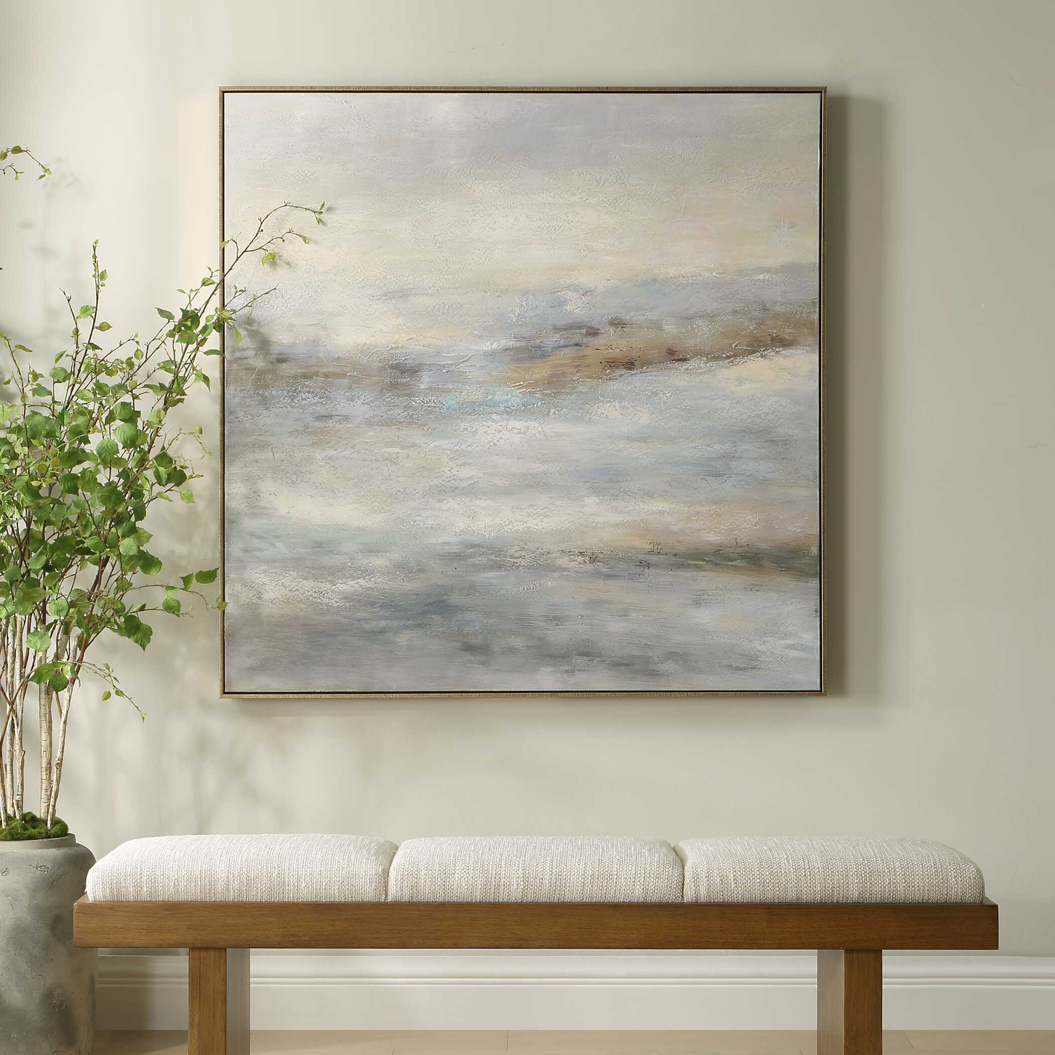 Say When Hand Painted Canvas, Painting by Uttermost, 49" width x 49" height x 2.25" depth View 2