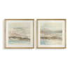 So Golden Abstract Landscape Prints Set/2, Art by Uttermost, 29.5" width x 29.5" height x 1.5" depth thumbnail 1