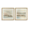 So Golden Abstract Landscape Prints Set/2, Art by Uttermost, 29.5" width x 29.5" height x 1.5" depth thumbnail 1