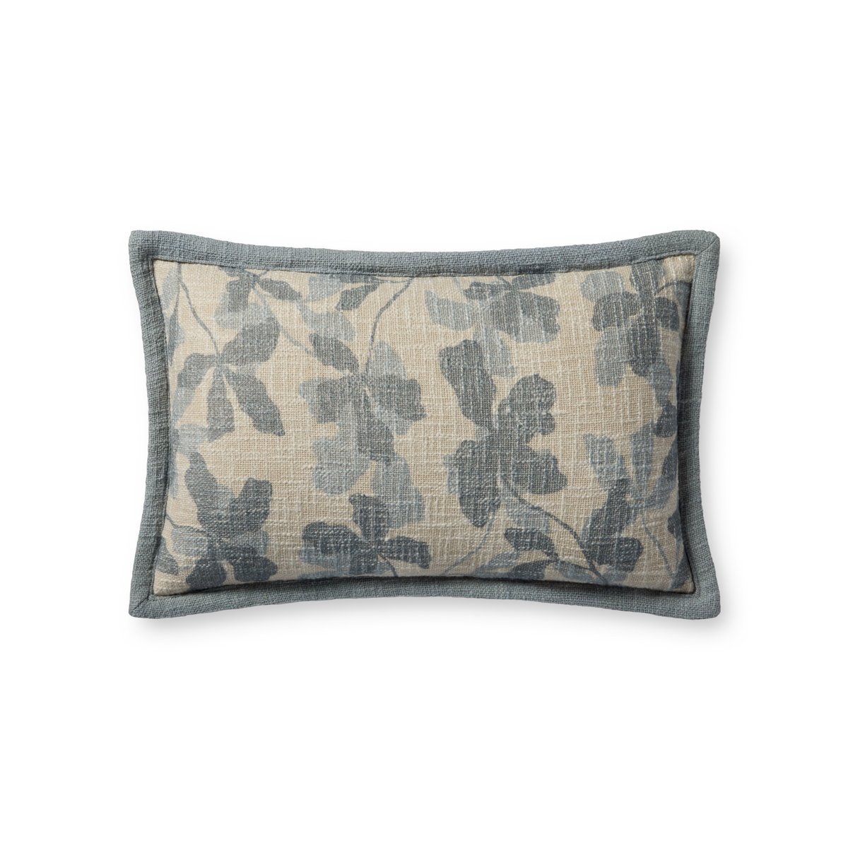 Brigette Romanek x Loloi Blue Pillow, Decorative Pillow, 13" length x 21" width View 1