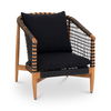 Kuna Outdoor Lounge Chair Black thumbnail 1