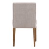 Larkin Dining Chair Set of 2 Taupe, by Dovetail, 20.5" width x 34.5" height x 26" depth thumbnail 4