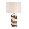 Ararat Swirl Table Lamp, by Uttermost, 15" width x 24" height x 15" depth thumbnail 1