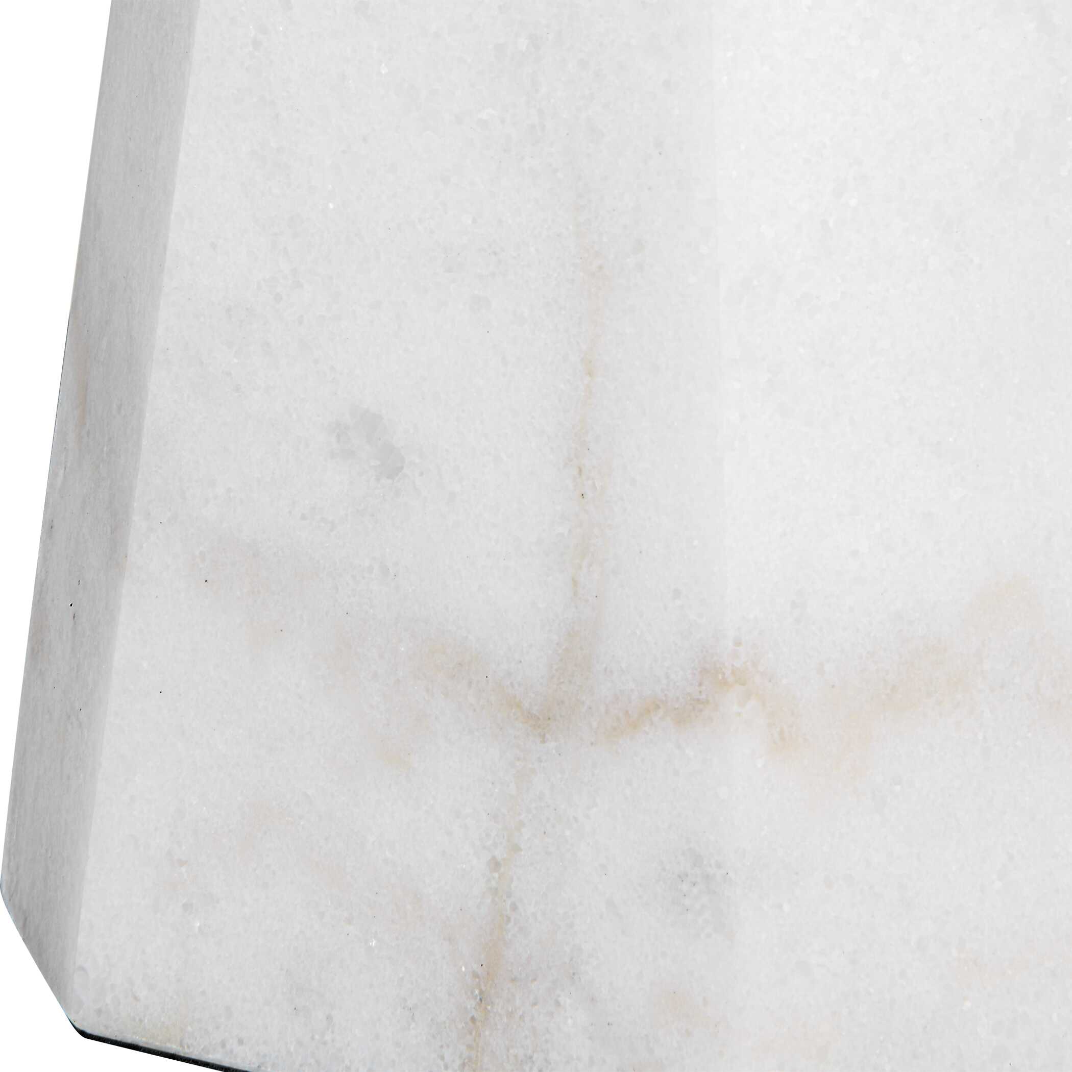 Citadel White Marble Table Lamp, by Uttermost, 17" width x 28.75" height x 17" depth View 7