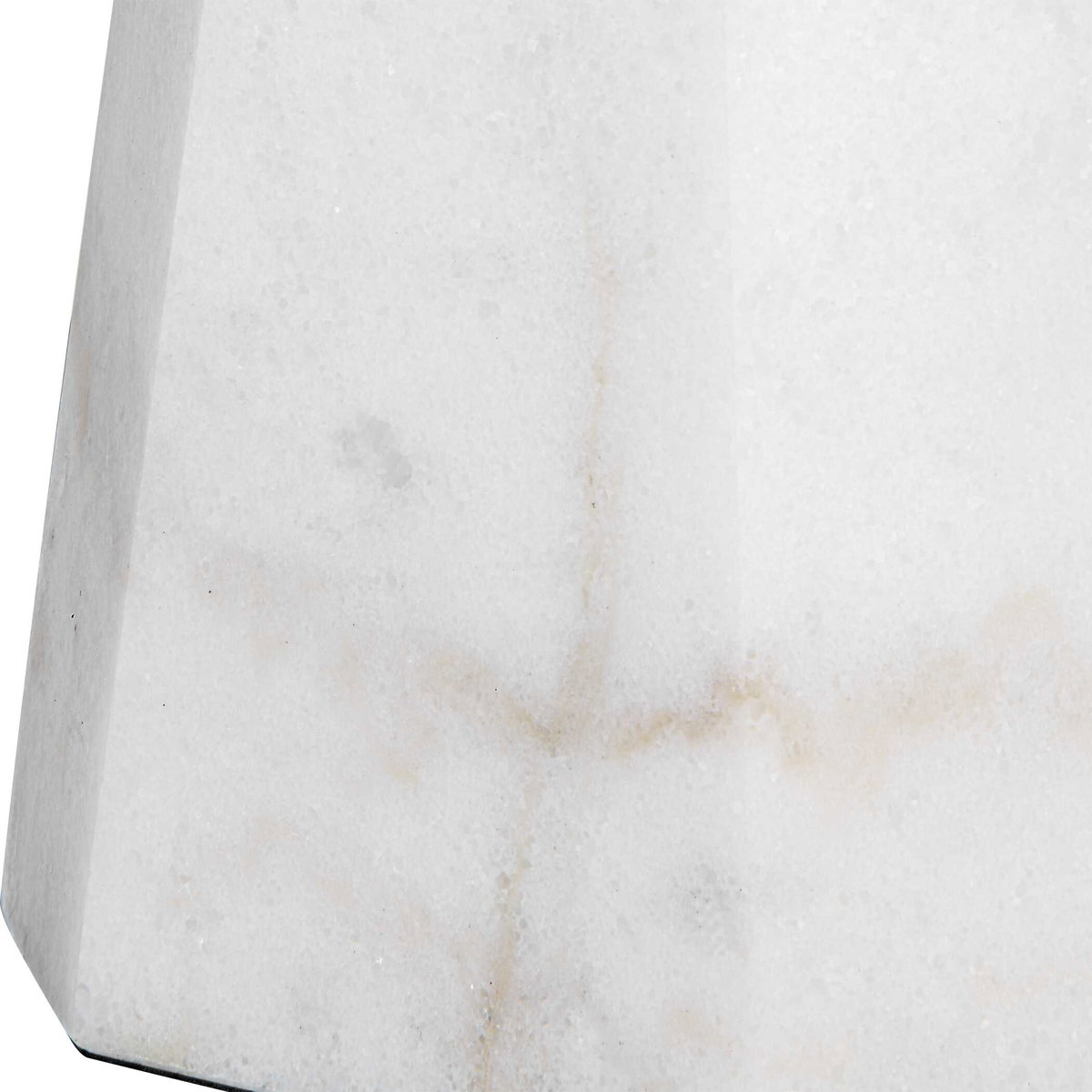 Citadel White Marble Table Lamp, by Uttermost, 17" width x 28.75" height x 17" depth View 7
