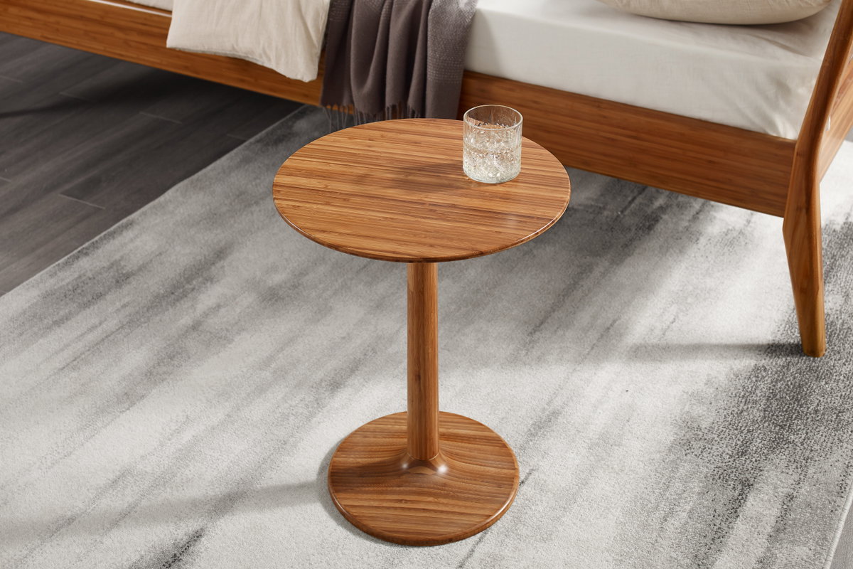 Sol Side Table, Amber, Writing Desk by Greenington, 16" length x 16" width x 20.75" height View 5