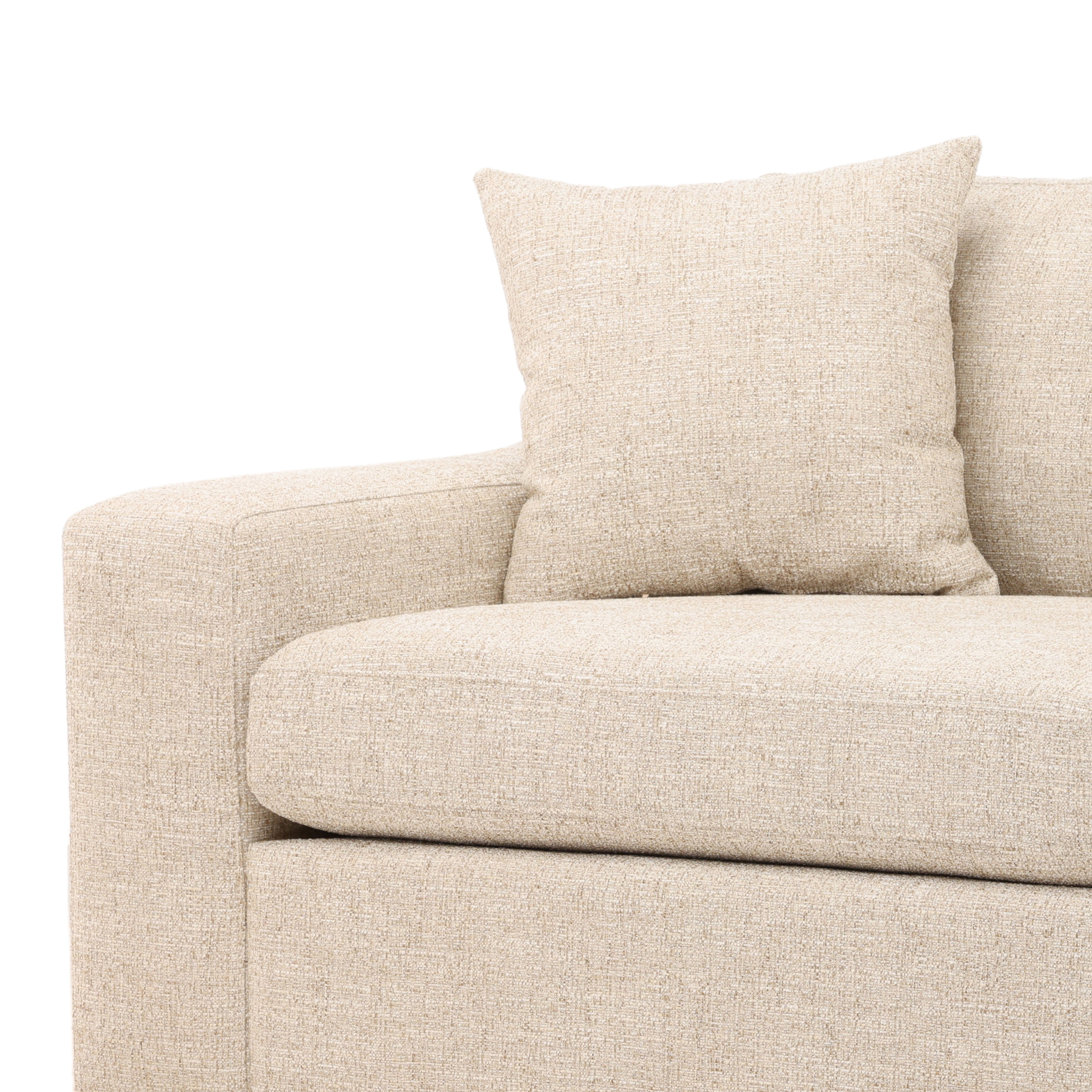 Emma Sofa Fawn, Sofas & Sectional by Dovetail, 94.75" width x 33.37" height x 40" depth View 7