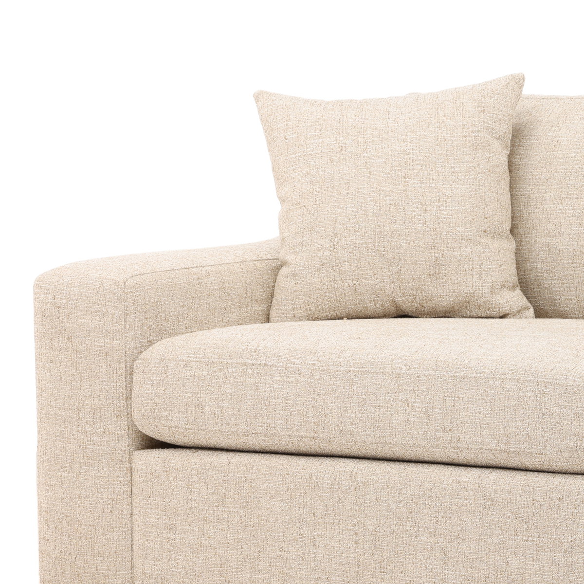 Emma Sofa Fawn, Sofas & Sectional by Dovetail, 94.75" width x 33.37" height x 40" depth View 7