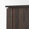 Wallen Solid Dark Brown Wood Curio Cabinet, Cabinets & Sideboard by Mercana, 40" length x 20" width x 70" height thumbnail 9
