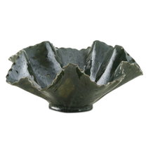 Online Designer Kitchen Verdant Bloom Emerald Outdoor Bowl