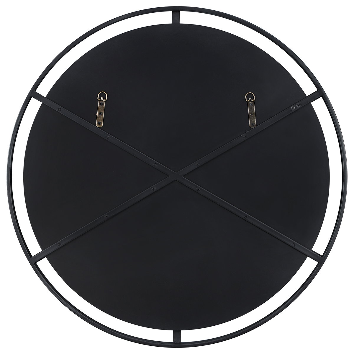 Cashel Round Iron Mirror, by Uttermost, 34" width x 34" height x 1.25" depth View 7