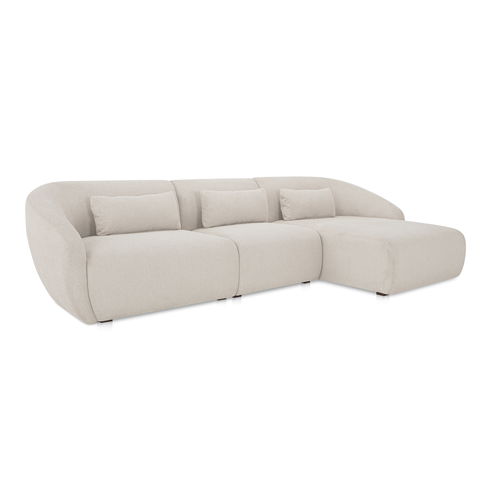 Amelia Lounge Modular Right Sectional Warm White